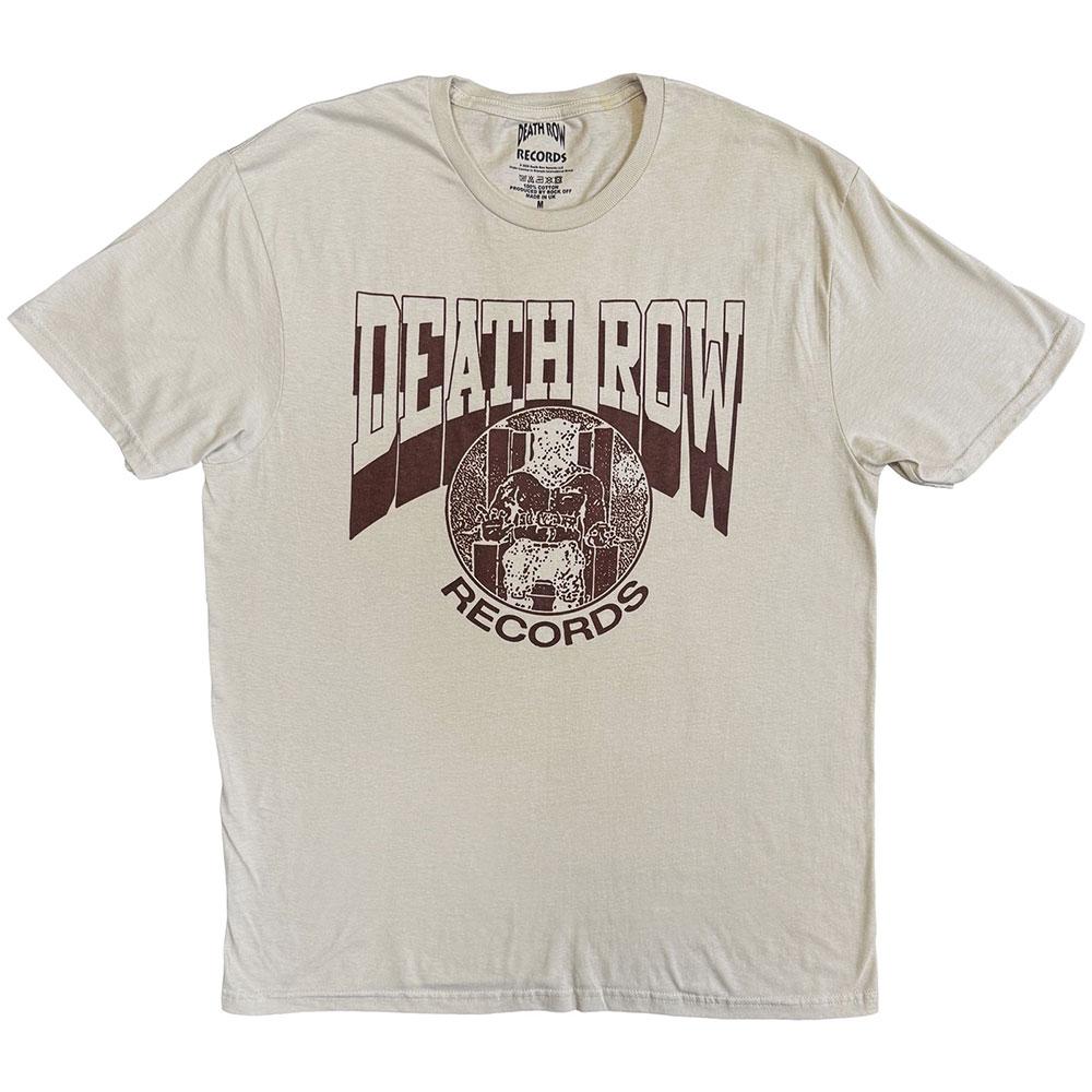 Death Row Records - Execution Circle Mono Heren Tshirt - Creme